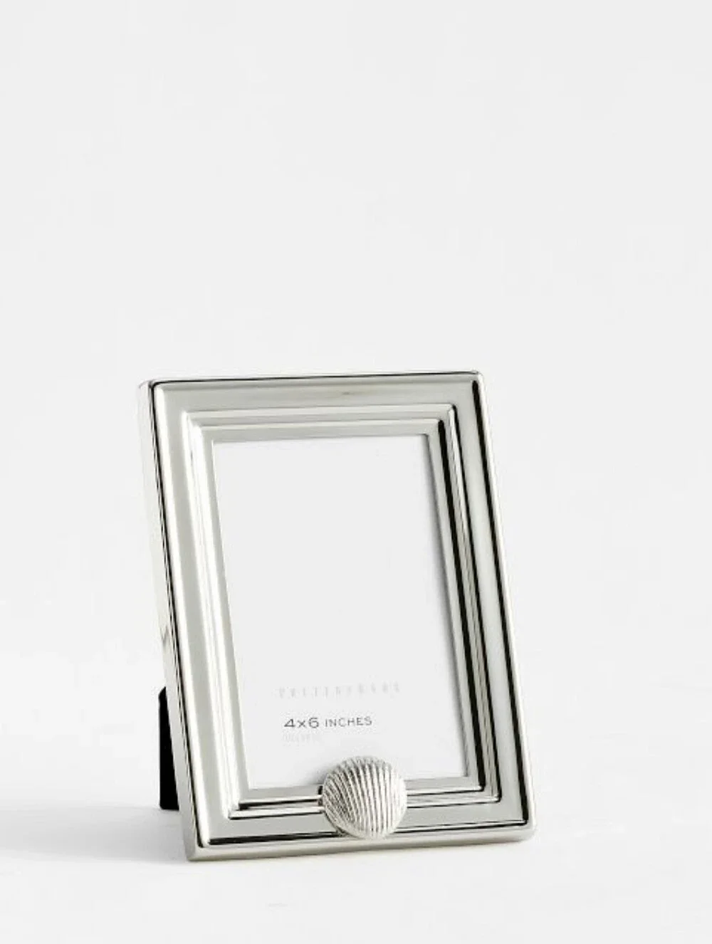 Silver Shell Icon 4x6 Picture Frame
